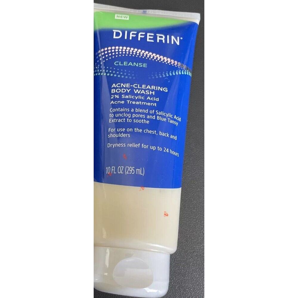 Differin Cleanse Body Wash Acne Treatment Cleanser 10oz
